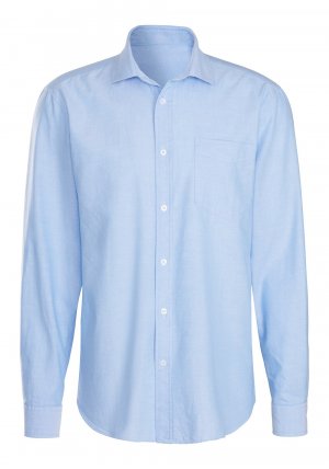 Деловая рубашка стандартного кроя H.I.S, светло-синий H.i.s