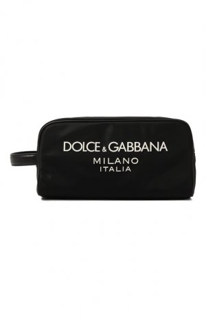 Текстильный несессер Dolce & Gabbana. Цвет: чёрный