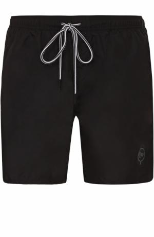 Плавки-шорты с логотипом бренда Fendi. Цвет: черный