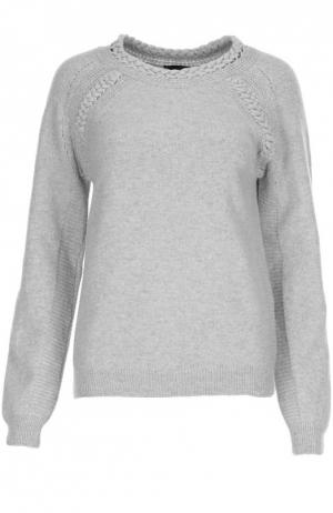 Вязаный пуловер Belstaff. Цвет: темно-серый