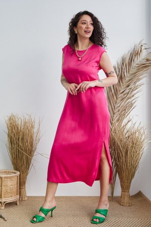 Платье Eliseeva Olesya. Цвет: розовый