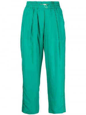 Drawstring-fastening waist trousers Alysi. Цвет: зеленый