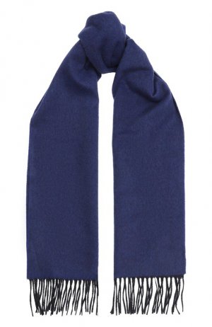 Двусторонний кашемировый шарф Kiton. Цвет: синий