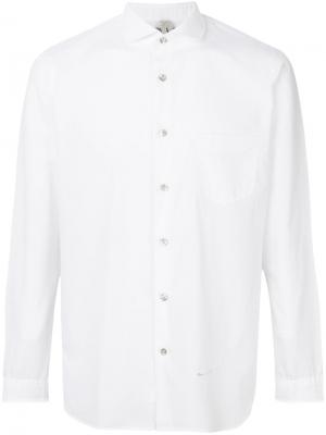 Рубашка с накладными карманами Dnl. Цвет: белый