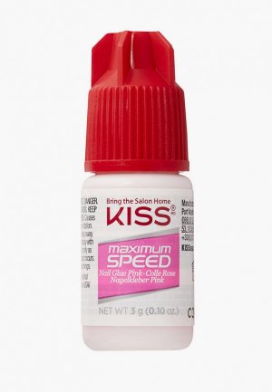 Клей для ногтей Kiss Mega Hold Pink Nail Glue, 3 г.. Цвет: розовый