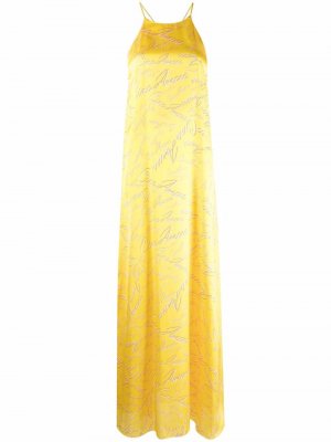 Graphic-print cami slip dress Giada Benincasa. Цвет: желтый