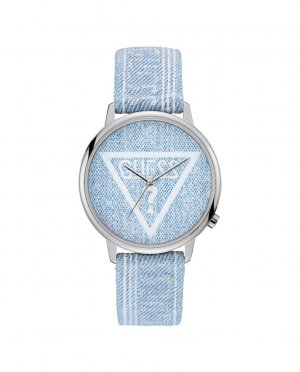 Часы-унисекс Originals V1012M1 из кожи с синим ремешком , синий Guess