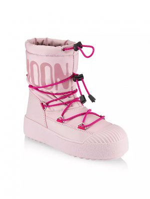 Детские ботинки Moon с логотипом , розовый Boot