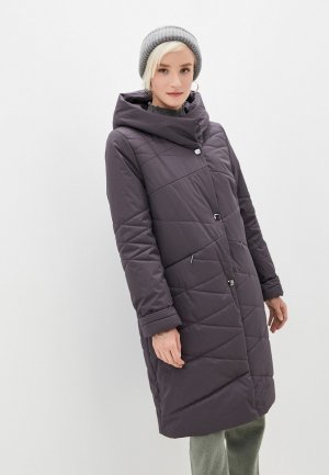 Куртка утепленная Maritta. Цвет: коричневый