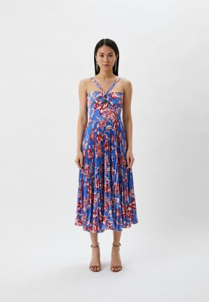 Платье ML Monique Lhuillier. Цвет: голубой