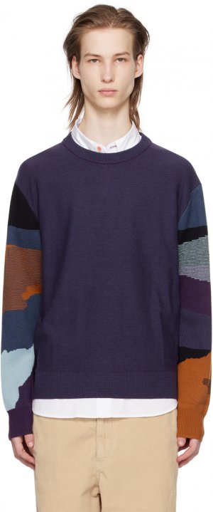 Пурпурный однотонный свитер Ps By Paul Smith