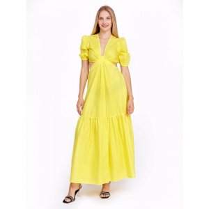 Платье , размер 42, желтый Twinset Milano. Цвет: желтый