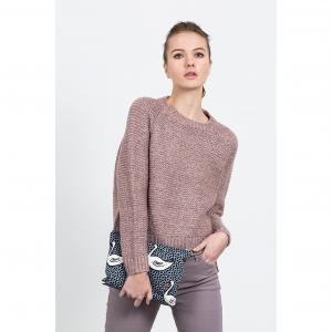 Пуловер крупной вязки, PANNA COTTA COMPANIA FANTASTICA. Цвет: розовый меланж