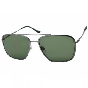 Солнцезащитные очки , серый, зеленый Megapolis. Цвет: зеленый/серый/стальной
