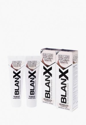 Комплект зубных паст Blanx 2*75 мл. Цвет: белый