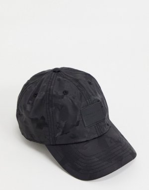 Черная кепка с камуфляжным принтом Shadow-Черный цвет Criminal Damage