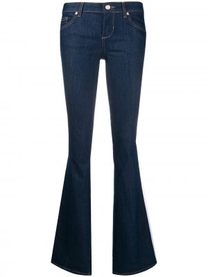 Расклешенные джинсы средней посадки LIU JO. Цвет: синий