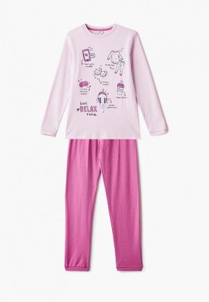 Пижама OVS. Цвет: розовый