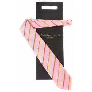 Модный мужской розовый галстук 71742 Christian Lacroix
