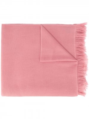 Кашемировый шарф Carlyn с бахромой Isabel Marant. Цвет: розовый