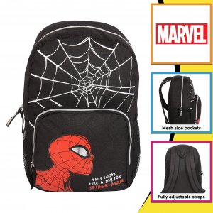 Рюкзак с веб-головой Comics Spiderman , черный Marvel