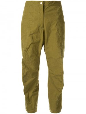 Укороченные брюки Zambesi. Цвет: зеленый