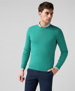 Пуловер трикотажный KWL-0811 GREEN HENDERSON. Цвет: зеленый