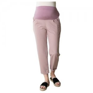 Летние брюки Мамуля красотуля Ницца розовая пудраа S. Цвет: розовый/фиолетовый/бежевый