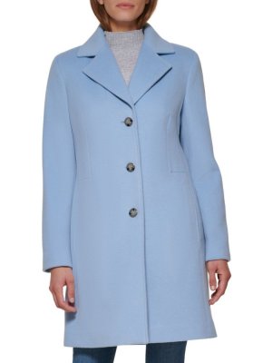 Пальто из смесовой шерсти , цвет Pastel Blue Calvin Klein
