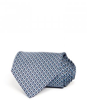 Классический шелковый галстук Gancini с мини-связкой Ferragamo