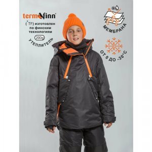 Куртка Тандил, размер 122, черный, оранжевый ARTEL. Цвет: оранжевый/черный