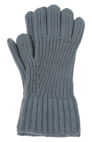 Кашемировые перчатки Colombo. Цвет: голубой