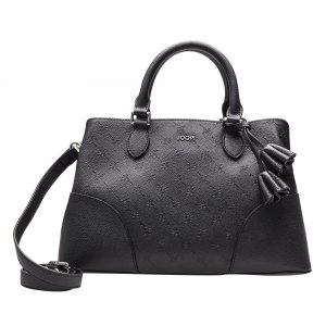 Сумка с короткими ручками женская JOOP (cortina stampa emery handbag shf 4140005334), черная bags. Цвет: черный