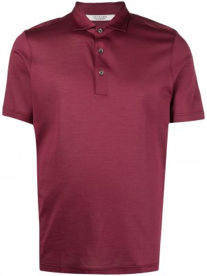 Рубашка поло с короткими рукавами D4.0. Цвет: красный