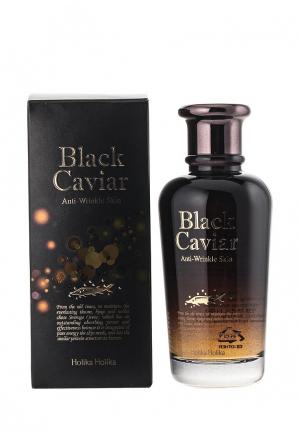 Тоник для лица Holika питательный лифтинг Black Caviar