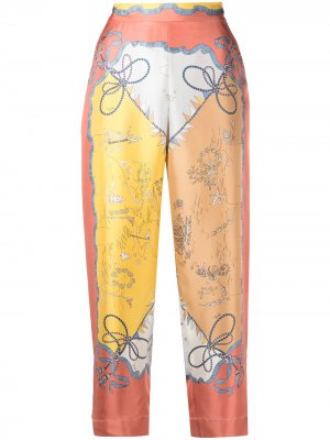 Укороченные брюки Emilio Pucci. Цвет: розовый