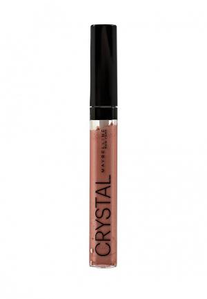 Блеск Maybelline New York Lip Studio Gloss, Crystal, оттенок 205, Сверкающий Бежевый, 6,8 мл. Цвет: розовый