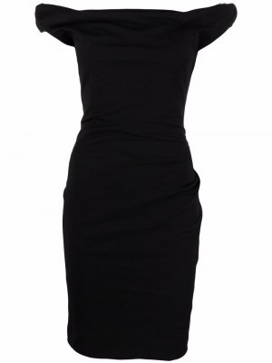 Приталенное платье мини Ginnie Vivienne Westwood. Цвет: черный