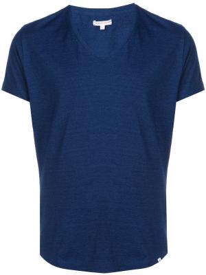 Классическая рубашка Orlebar Brown. Цвет: синий