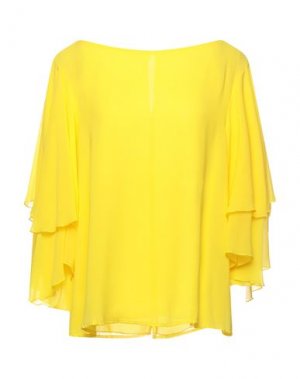 Блузка X'S MILANO. Цвет: желтый