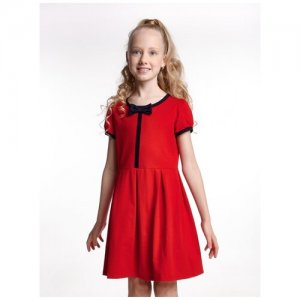 Платье , размер 122, красный Mini Maxi. Цвет: серый