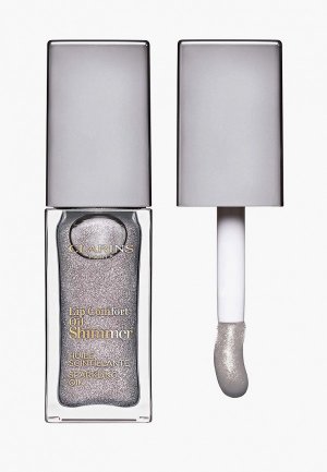 Масло для губ Clarins Lip Comfort Oil Shimmer 01, 7 мл. Цвет: серебряный