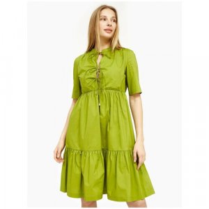 Платье , размер 44, зеленый PATRIZIA PEPE. Цвет: зеленый
