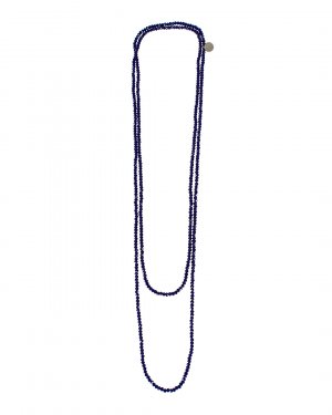 Двойное ожерелье Marina Fossati. Цвет: тем.синий