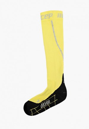 Компрессионные гольфы Cep Merino Wool Compression Knee Socks C223. Цвет: желтый