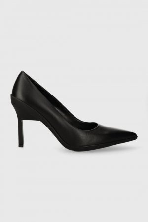 HEEL PUMP 90 LEATHER кожаные туфли на высоком каблуке, черный Calvin Klein