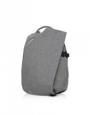 Маленький рюкзак из черной меланжевой пряжи Isar EcoYarn , серый Côte&Ciel