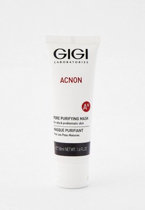 Маска для лица Gigi ACNON Pore purifying mask, глубокого очищения пор, 50 мл. Цвет: прозрачный