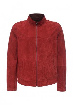 Куртка кожаная Mondial. Цвет: бордовый