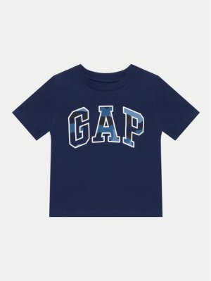 Футболка стандартного кроя Gap, синий GAP